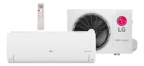 Ar condicionado inverter lg dual voice ai 12000 btus frio r