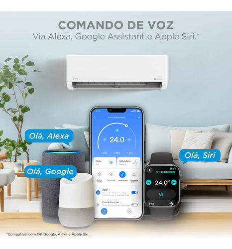 Ar Condicionado Inverter Midea Ai Airvolution 9000 Btu Frio