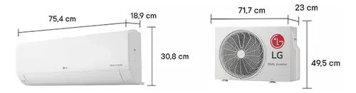 Ar-condicionado Lg Dual Inverter +ai Compact 9000 Fr 220v
