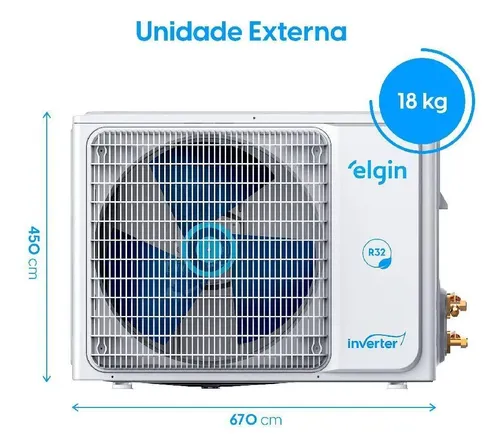 Ar Condicionado Split Elgin Eco Iii 12000 Btus Frio 220v
