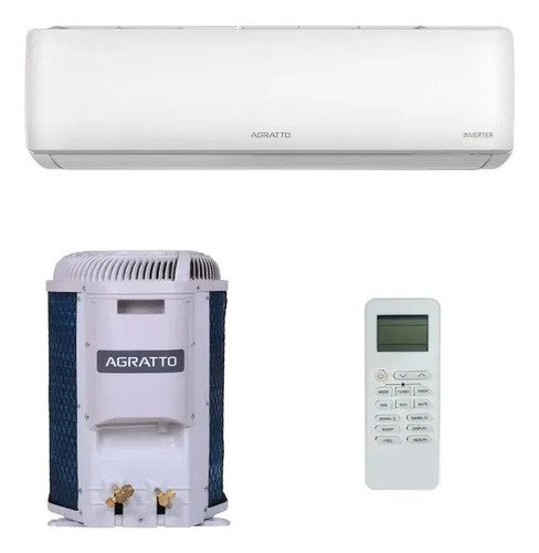 Ar condicionado split hi wall agratto zen top inverter 12000