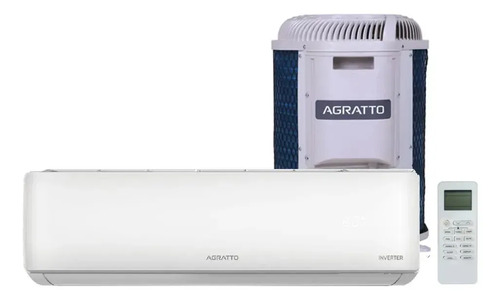 Ar condicionado split hi wall inverter r 32 zen agratto 9000