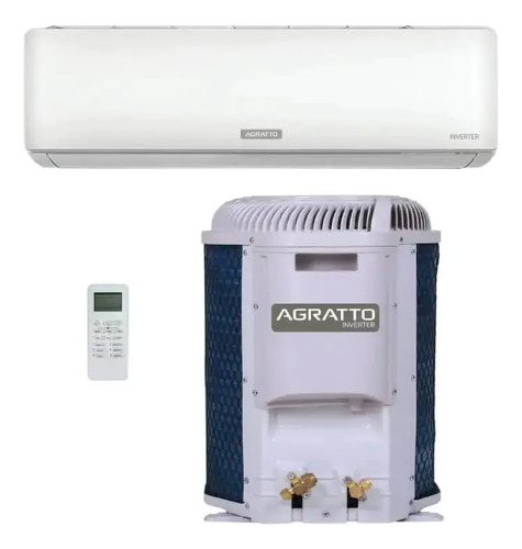Ar Condicionado Split Hi Wall Inverter R-32 Zen Agratto 9.000 BTUs Só Frio Monofásico