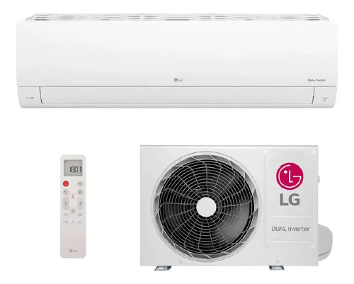 Ar condicionado split hw lg dual voice ai inverter 12kqf220v