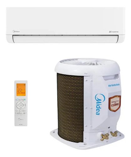 Ar condicionado split inverter 9000 btus midea branco