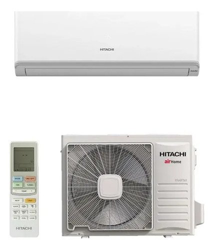 Ar condicionado split inverter hitachi airhome 12000 btus fr