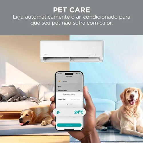 Ar Condicionado Split Midea Hi Wall Ai Ecomaster 12k F 220v