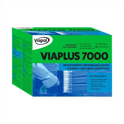 Argamassa impermeavel p revestimento viaplus 7000 viapol