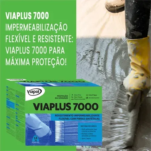 Argamassa Impermeável P/ Revestimento Viaplus 7000 Viapol