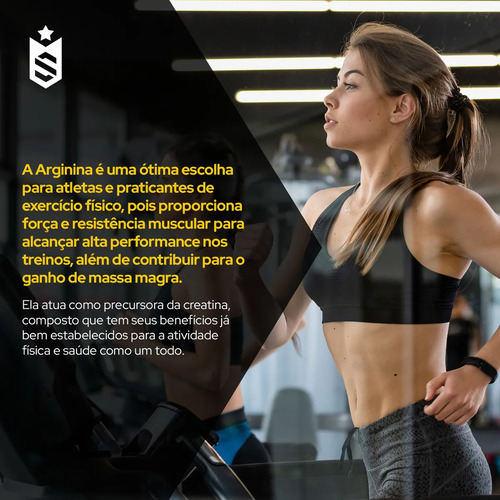 Arginina Em Pó 250g 100% Pura Soldiers Nutrition Performance 100% Pura