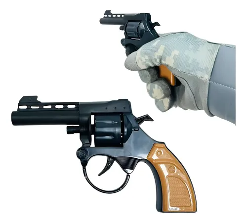 Arma de espoleta arminha brinquedo revolver de espoleta ramb