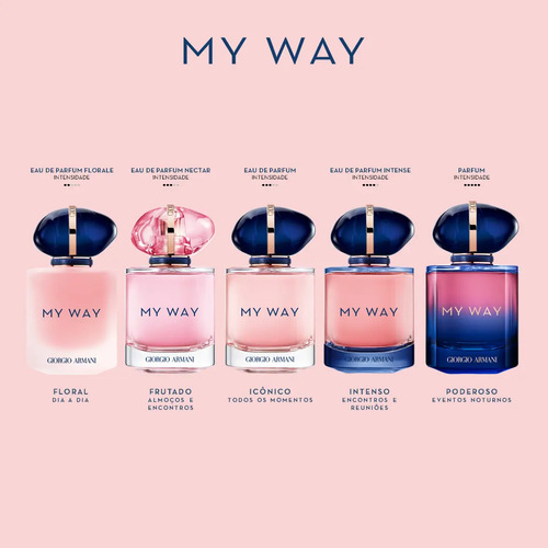Armani Beauty Perfume Feminino My Way Eau de Parfum, Refilável 90ml