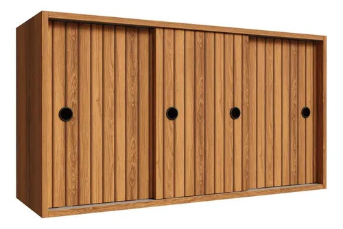 Armário De Parede Cozinha 90cm Filó 3 Portas De Correr