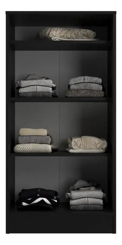 Armário Direto Sim Mu200 Preto 94cm X 46cm X 31cm 2 Portas