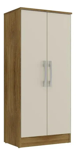 Armario multiuso 2 portas natureoff white regente bege