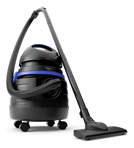 Aspirador De Água E Pó Philco 1500w 20l Pas80 Cor Preto
