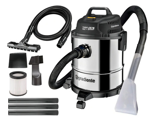 Aspirador de po e agua inox multiuso soprador com bico extra 1