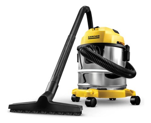 Aspirador de Pó e Água Kärcher WDL 1s 1700 W Tanque Inox 12 litros Com soprador