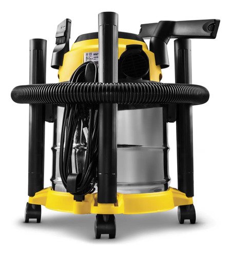 Aspirador de Pó e Água Kärcher WDL 1s 1700 W Tanque Inox 12 litros Com soprador