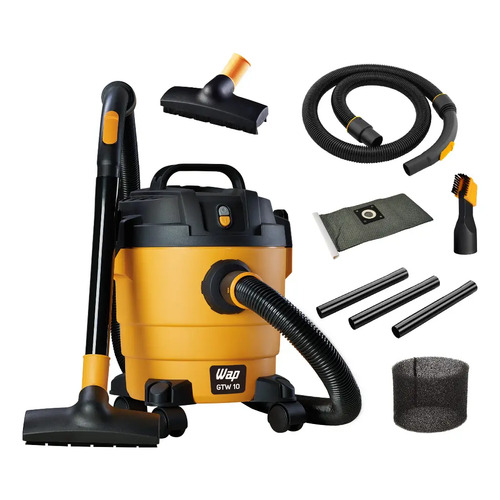 Aspirador de po e agua wap gtw 10 1400w de potencia com boca 1