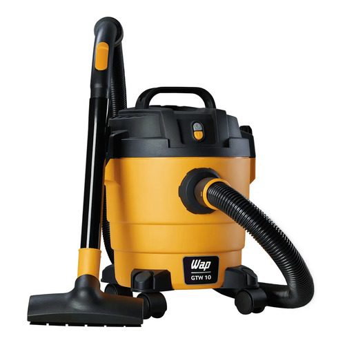 Aspirador De Pó e Água Wap Gtw 10 Compacto 1400w 10 Litros Amarelo/Preto