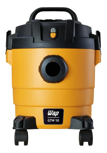 Aspirador De Pó e Água Wap Gtw 10 Compacto 1400w 10 Litros Amarelo/Preto
