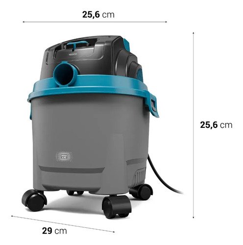 Aspirador De Po Pas08a Cinza Com Azul