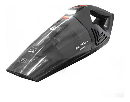 Aspirador De Pó Portátil Bas01 Pó E Água Bivolt 60w Britânia Cinza