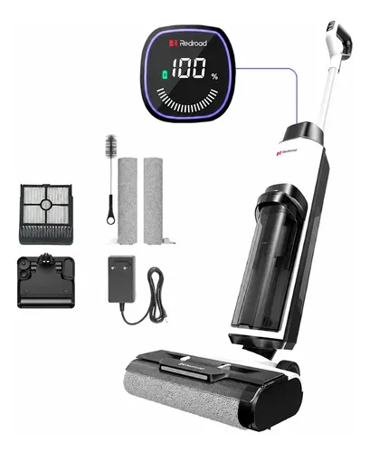 Aspirador de po sem fio seco umido redroad w15 910 ml 200w