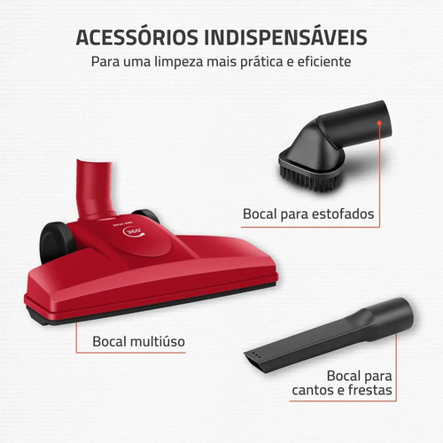 Aspirador de Pó Turbo Cycle, Mondial, 1500W - AP-40-R