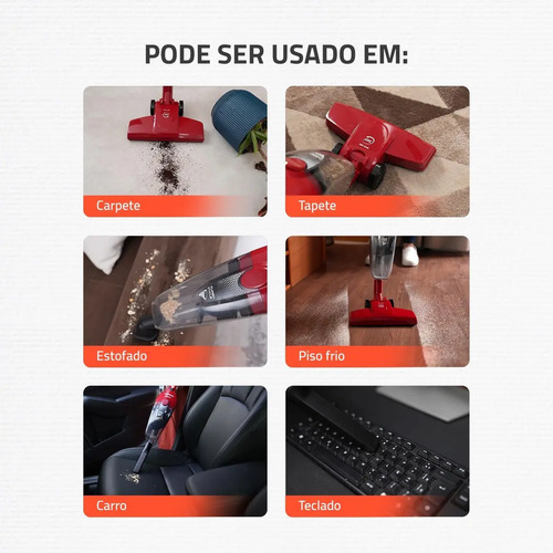 Aspirador de Pó Turbo Cycle, Mondial, 1500W - AP-40-R