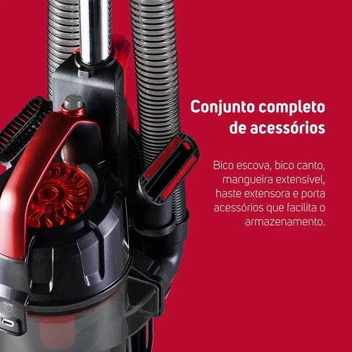 Aspirador de pó vertical 2 em 1 WAP Power Speed 2000W com filtro HEPA 127V