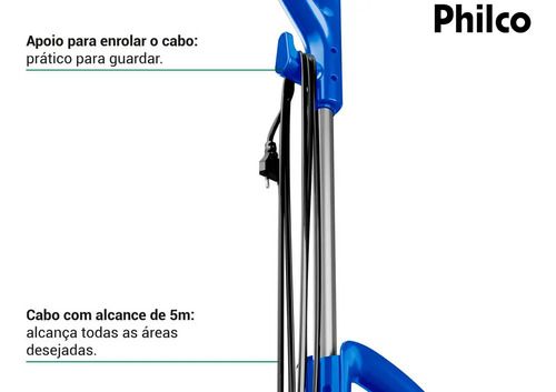 Aspirador De Pó Vertical E Portátil 2000w 2 Litros Philco