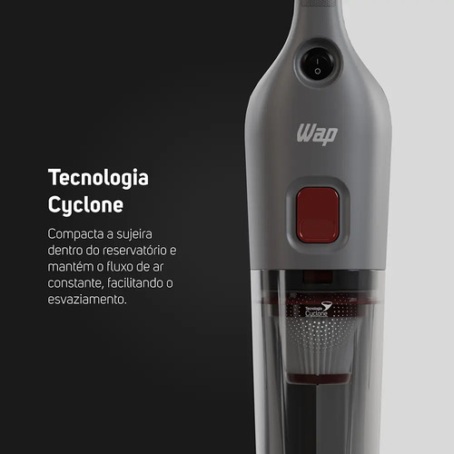 Aspirador De Pó Vertical Wap Power Speed Max 1600w