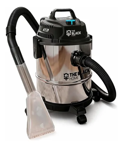 Aspirador po agua inox turbo 1200w 12 litros bico extrator