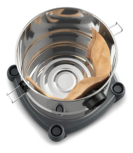 Aspirador Pó e Água Electrolux GT20i 1800W 20L total 15L útil função Sopro Compacto Líquidos Químicos protetor térmico Inox