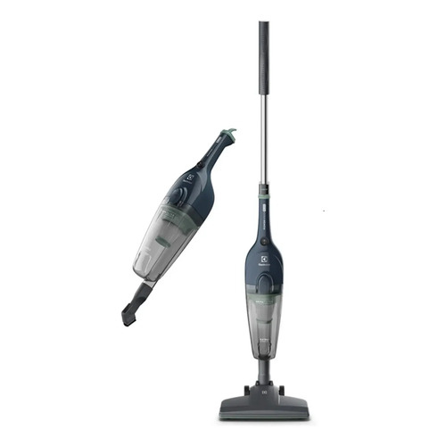 Aspirador pó vertical Electrolux 1450W STK14 cabo 5m portátil de mão 2 em 1 potente capacidade 1,6L filtro HEPA Azul Denim