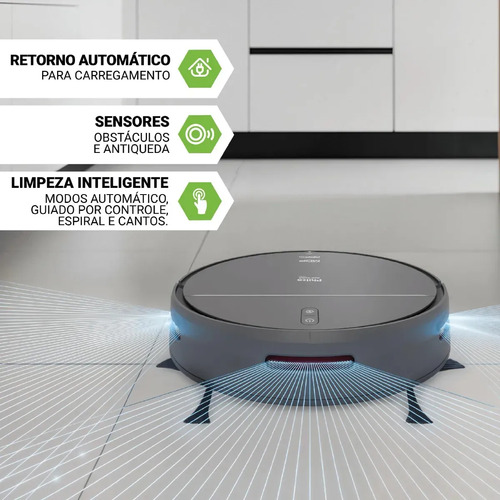 Aspirador Robo Philco Pas29a Bivolt Cinza