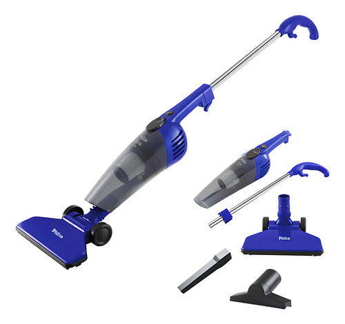 Aspirador vertical philco rapid turbo ph1100az 1l azul