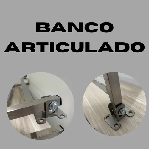 Assento Articulado 45x70cm Para Banheiro Em Inox 304 Prata