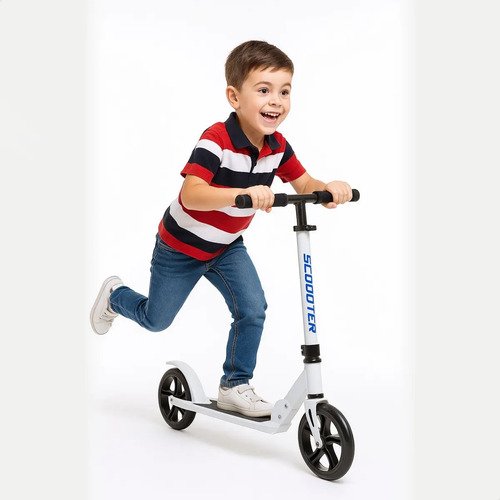Atentu patinete infantil menina menino adulto adolescente dobrável cor branco