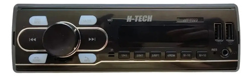 Auto Rádio MP3 H-Tech HT-1023 Bluetooth USB SD FM Controle Remoto