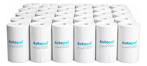 Autopel caixa 30 unidades bobinas 80x40 40 metros termica br