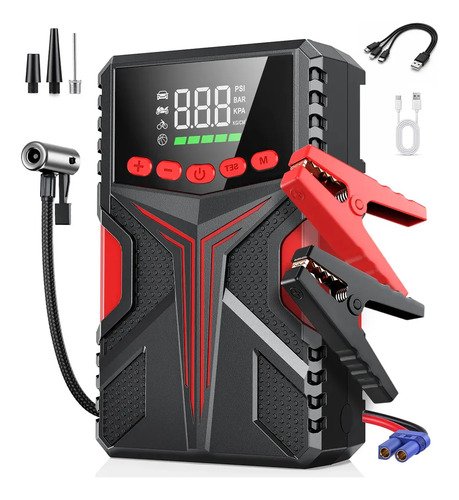 Auxiliar de partida 6000a carregador de portatil 35000mah ma