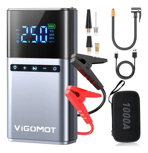 Auxiliar de partida vigomot para carro com compressor de ar