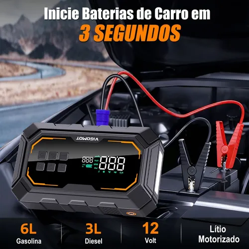 Auxiliar Partida Bateria Compressor Ar Automotivo Vigomot