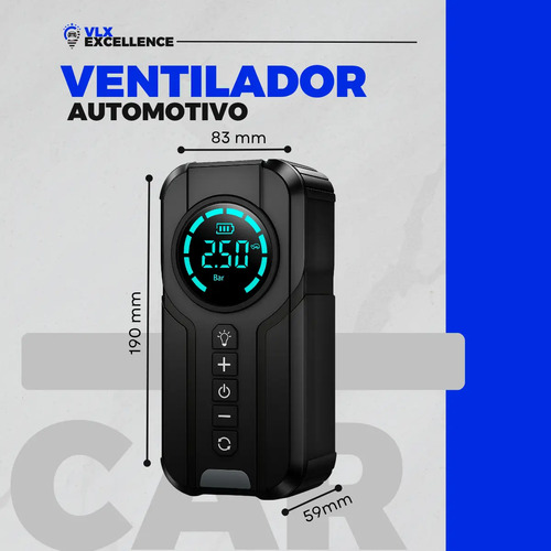 Auxiliar Partida Bateria Portátil Compressor Ar Emergência