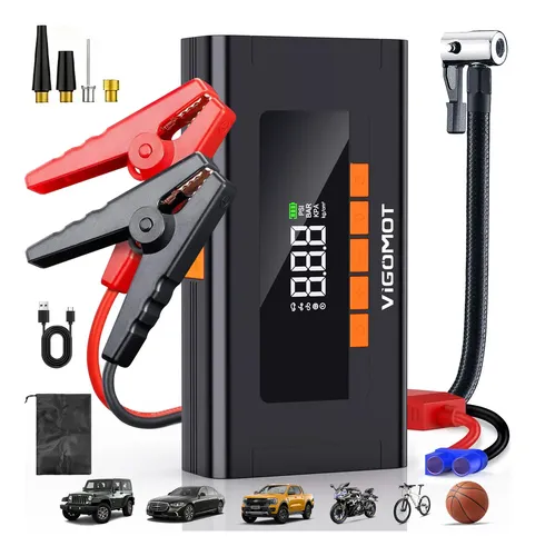 Auxiliar partida bateria portatil rapido para carro moto