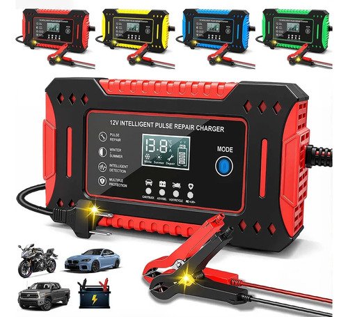Aweshine carregador inteligente de bateria automotivo 12v po