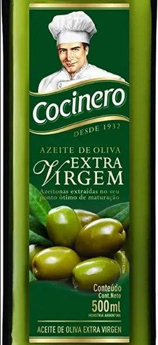 Azeite De Oliva Extra Virgem 500ml Cocinero Pet